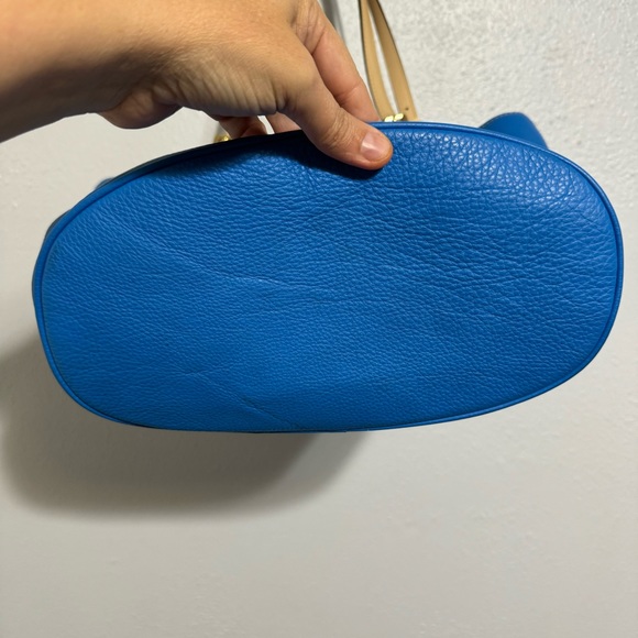 NWOT Michael Kors summer blue Jet Set med leather tote - Picture 6 of 8